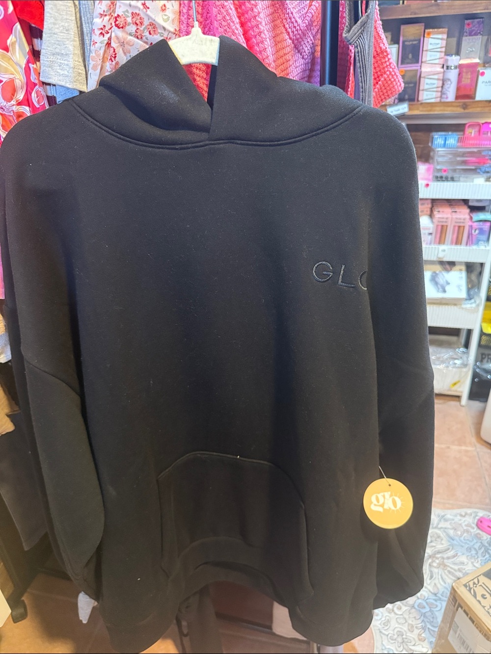 GLO jeans Men's Black Crewneck Pullover Sweater